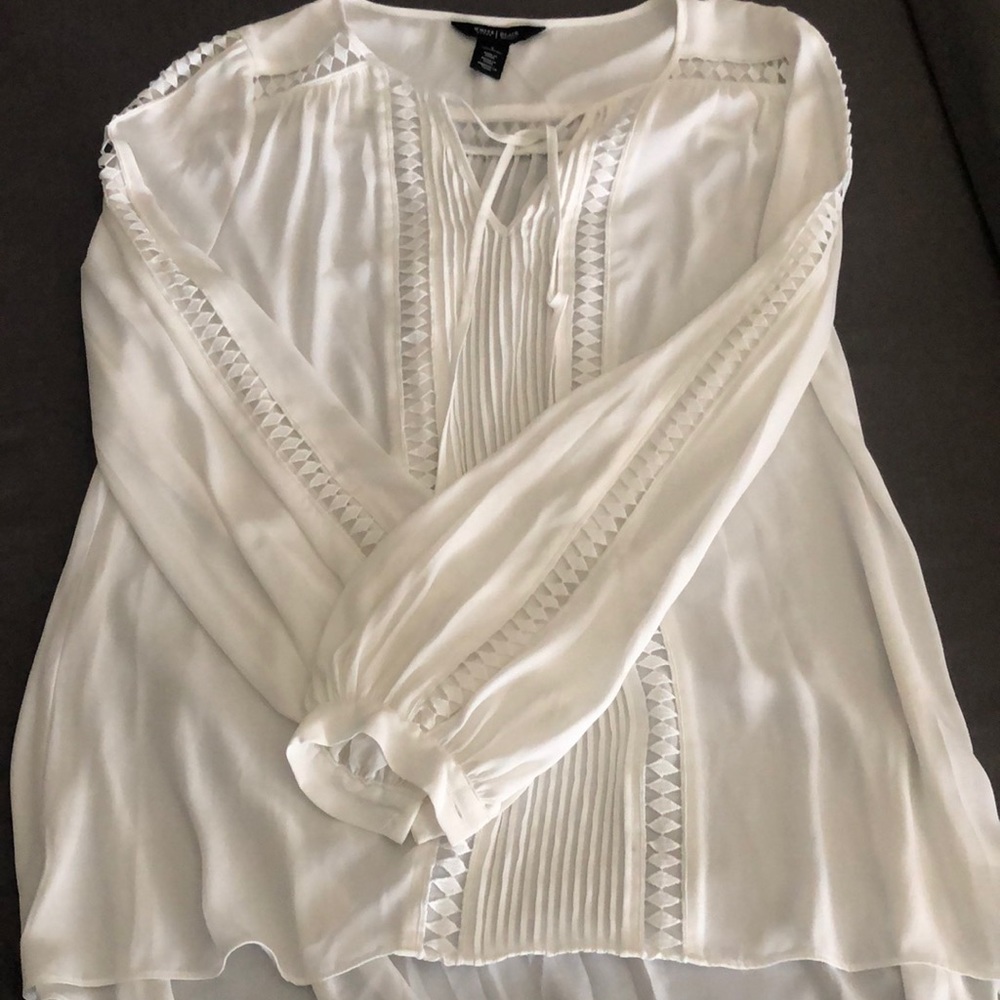 White House | Black Market white blouse